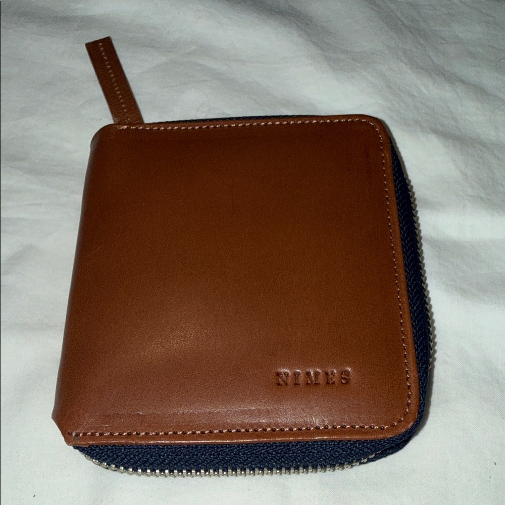 Nimes Women’s Azul Leather Wallet in Brown EUC